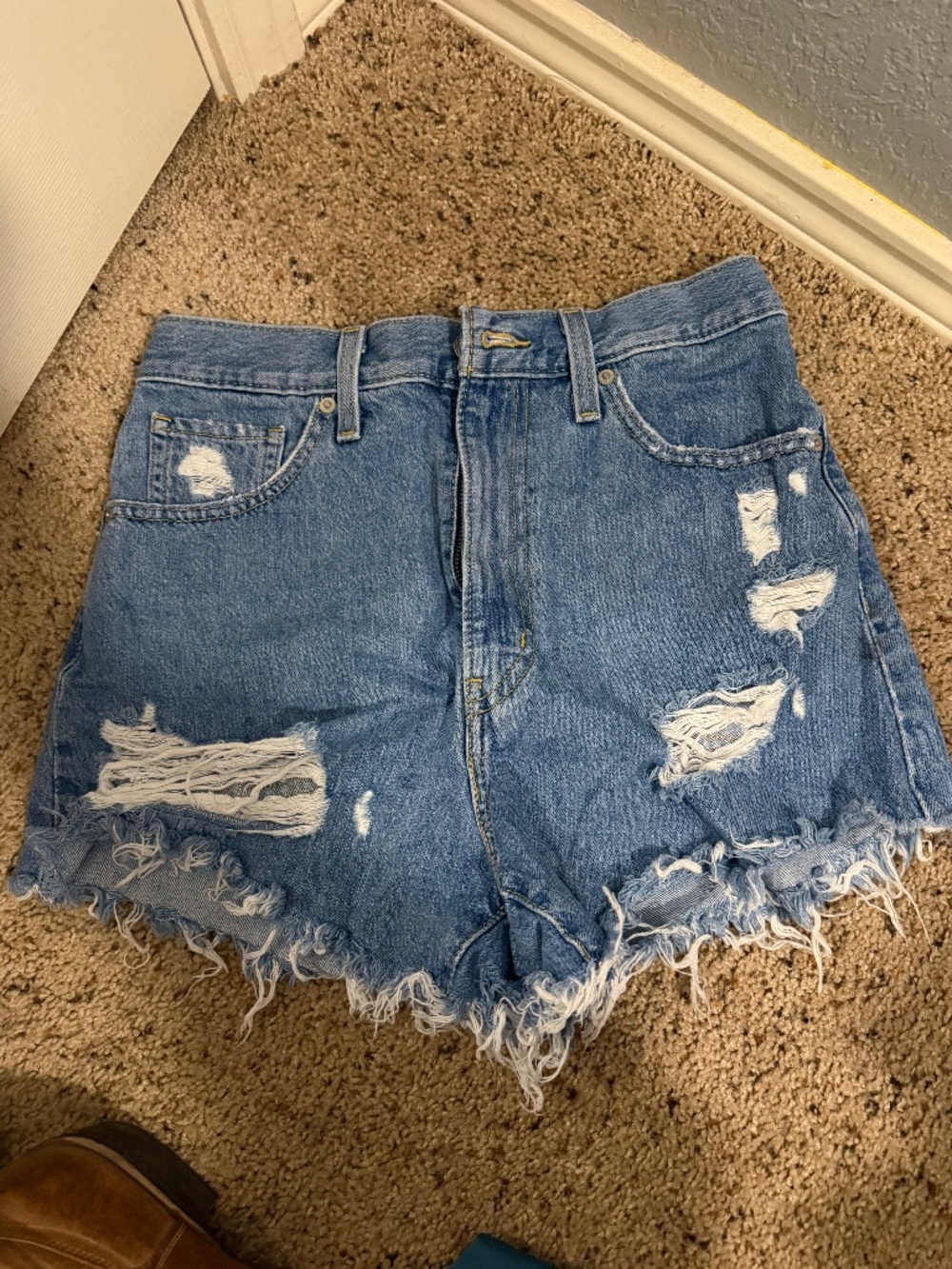 Levi High Rise Mom Shorts